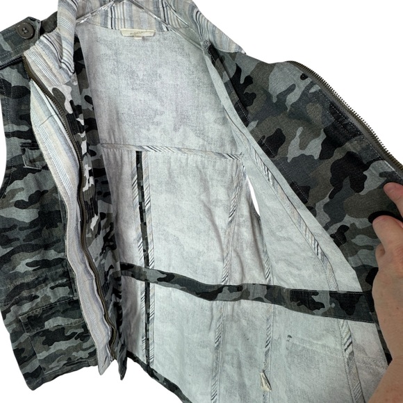 Mystree Camo Army Vest 100% Cotton Trendy Stylish Streetwear Women's Size Large - Picture 7 of 14